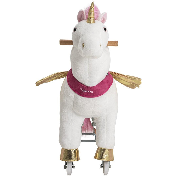 
    Unicórnio Uppi Montaria Kiddo Branco e Rosa M - Kiddo Babytunes
  