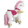 Unicórnio Uppi Montaria Kiddo Branco e Rosa P - Kiddo Babytunes