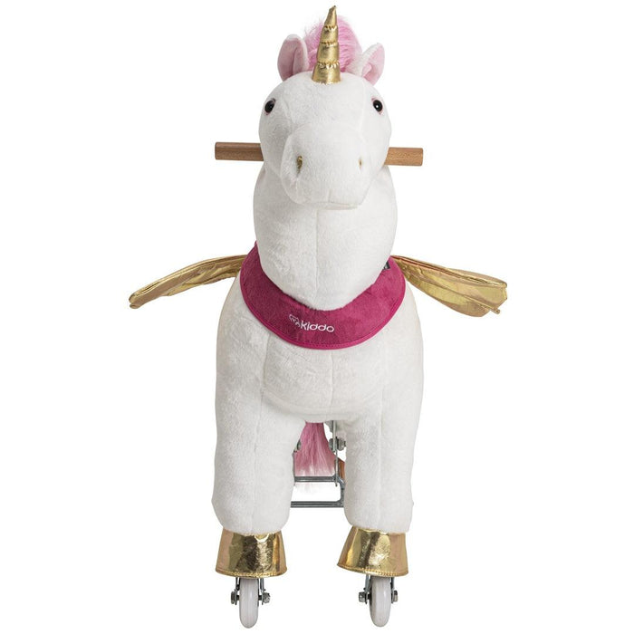
    Unicórnio Uppi Montaria Kiddo Branco e Rosa P - Kiddo Babytunes
  