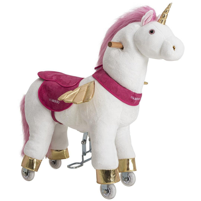 
    Unicórnio Uppi Montaria Kiddo Branco e Rosa P - Kiddo Babytunes
  