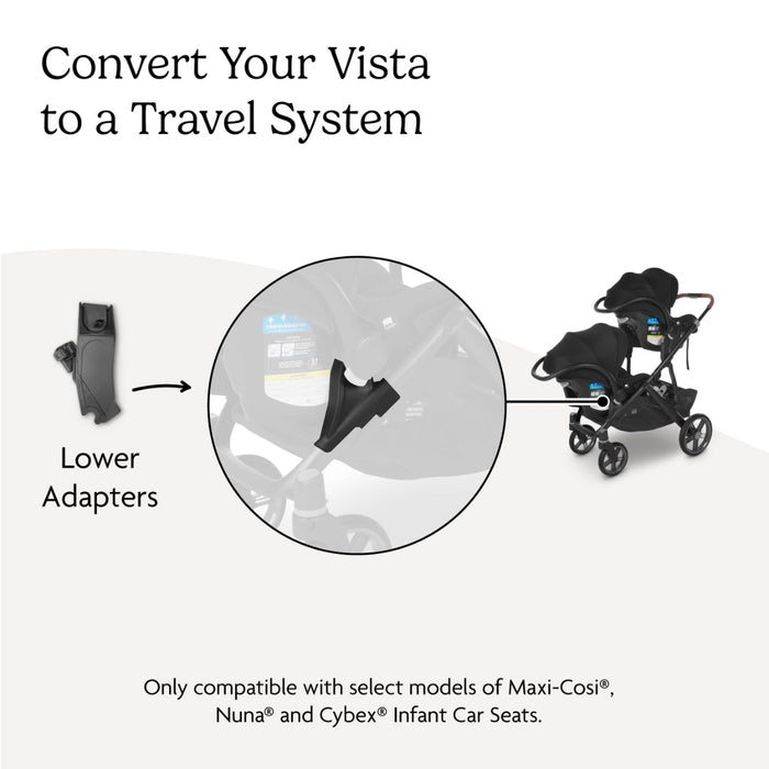 
    Adaptador Inferior Uppababy Para Bebês Conforto (Maxi-Cosi, Nuna & Cybex)
  