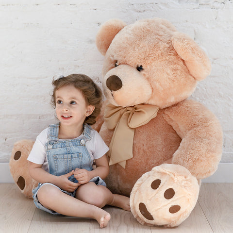 Urso de Pelúcia Buba Charles GG Bege 70CM