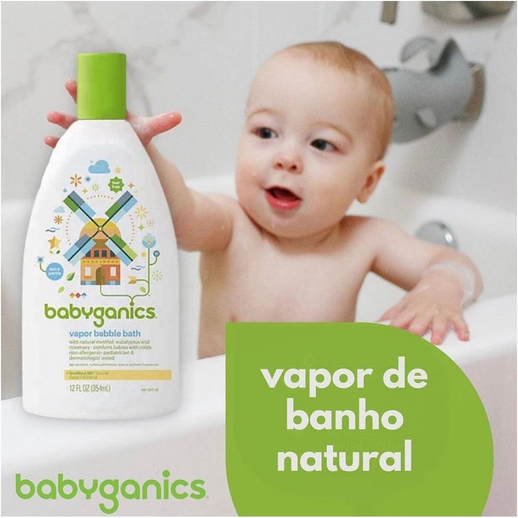 Babyganics Bottle Soap Babyganics Bubble Bath, Non-Allergénique