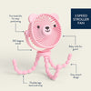 Ventilador Para Carrinho de Bebê Itzy Ritzy Breeze - 3 Velocidades Pink