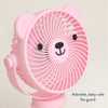 Ventilador Para Carrinho de Bebê Itzy Ritzy Breeze - 3 Velocidades Pink