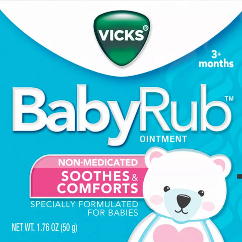 Vicks BabyRub Pomada Descongestionante Para Bebês