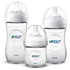 Kit Mamadeira Avent Pétala 3 Peças Transparente 125ML & 260ML & 330ML