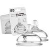 Kit Mamadeira Comotomo Rosa 250ML + Bico fluxo médio e Fluxo rápido