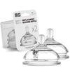 Kit Mamadeira Comotomo Rosa 250ML + Bico fluxo médio e Fluxo rápido