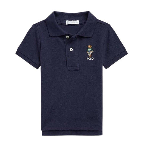 Camisa Infantil Polo Ralph Lauren Bear Cruise Navy