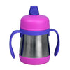 Copo Térmico Infantil Thermos Rosa e Roxo Inox 210ml - Thermos Babytunes