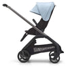 Carrinho de Bebê Bugaboo Dragonfly Midnight black/ Skyline Blue com Estrutura Grafite - Bugaboo Babytunes