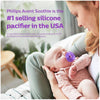 Kit Chupeta Avent Soothie 2 Peças Rosa/Lilás 0-3M - Philips Avent Babytunes