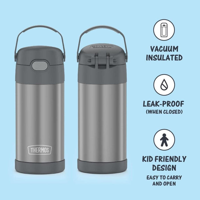
    Garrafa Térmica Infantil Thermos Foogo Charcoal 350ML - Thermos Babytunes
  