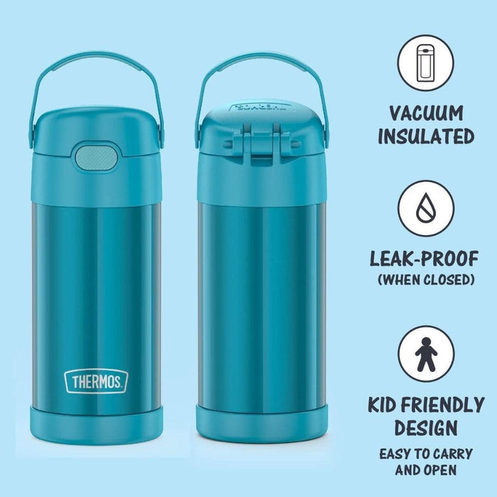 
    Garrafa Térmica Infantil Thermos Foogo Turquesa 350ML - Thermos Babytunes
  