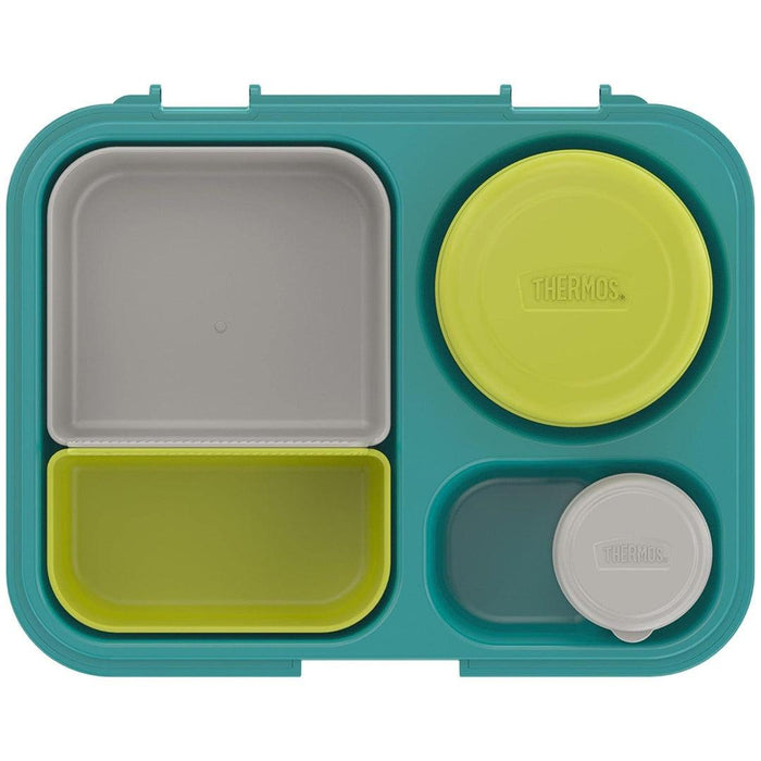 
    Lancheira Thermos Infantil Com 8 Peças Teal/Green - Thermos Babytunes
  