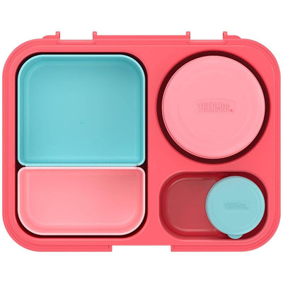 Lancheira Thermos Bento Box Kids 8 Peças Rosa - BR - Material Seguro e Saudável