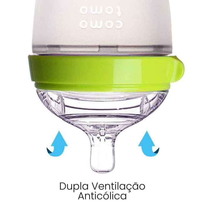 
    Kit Mamadeira Comotomo 2 Peças Verde 250ML
  
