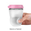 Kit Mamadeira Comotomo Rosa 250ML + Bico fluxo médio e Fluxo rápido