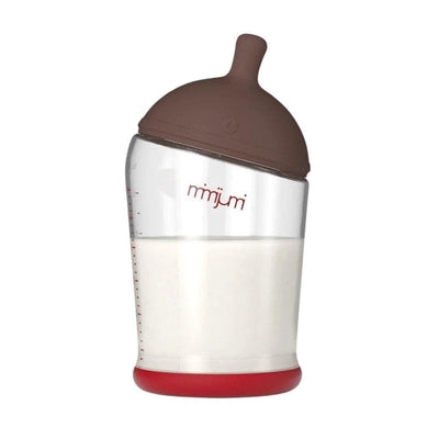 Mamadeira Mimijumi 240ML Bico Pele Negra - Tamanho Ideal