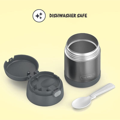 Pote Térmico Thermos Foogo Cinza 290ML - Durável Para Uso Diário