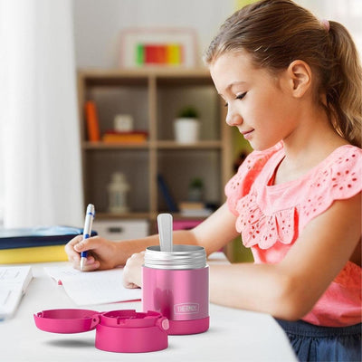 Pote Térmico Thermos Foogo Pink 290ML - Adequado Para Crianças