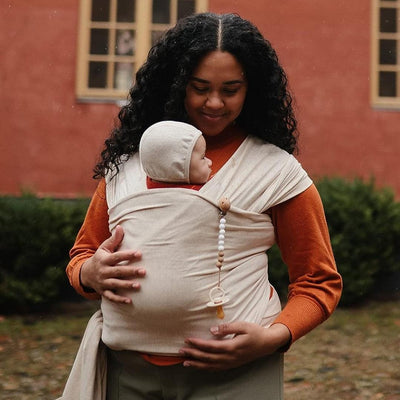 Prendedor De Chupeta Infantil Mushie EVA White - Segurança Garantida
