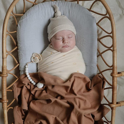 Prendedor De Chupeta Infantil Mushie Hera Shifting Sands - Segurança Garantida