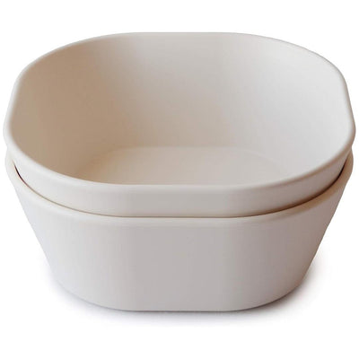 Kit De Tigelas Mushie Ivory - Material Seguro