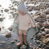 Toalha Infantil Com Capuz de Algodão Orgânico Mushie Sea Mist