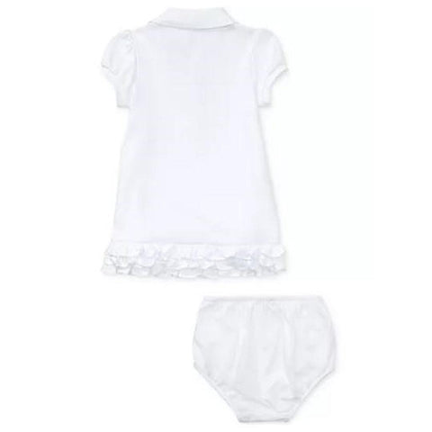 Vestido Polo Ralph Lauren Baby Delicate White - Polo Ralph Lauren Babytunes