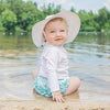 Chapéu Infantil FPS50+ Iplay Branco Estilo Floppy - Iplay Babytunes