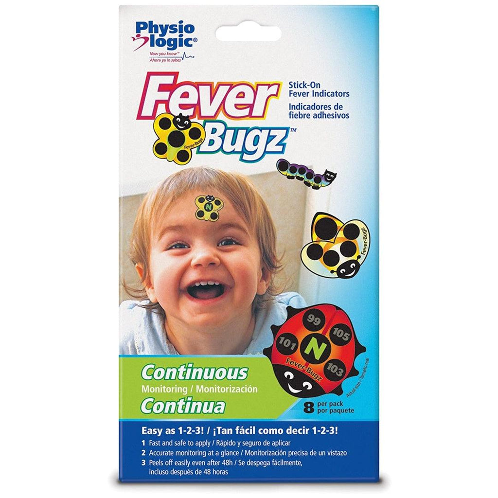 Adesivos Monitoradores De Febre Fever Bugz Physio Logic - Physio Logic Babytunes