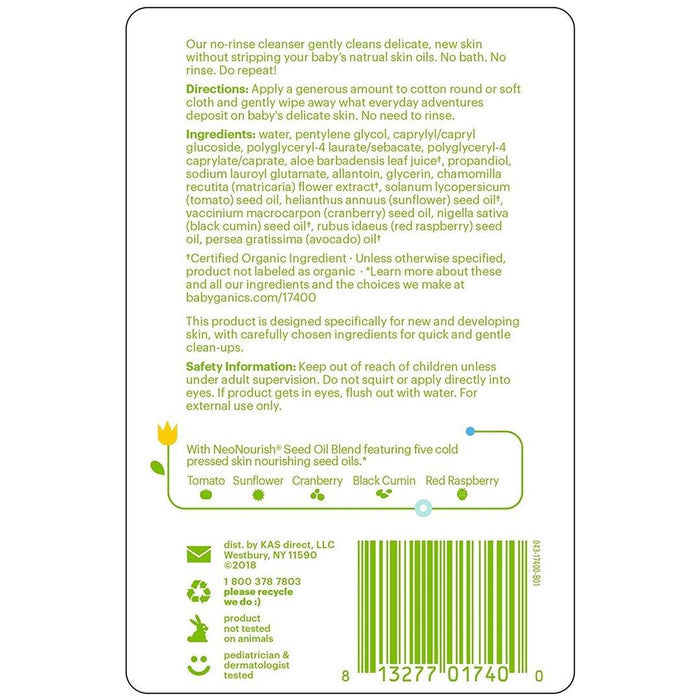 
    Água Micelar Infantil Babyganics 147ML - Babyganics Babytunes
  