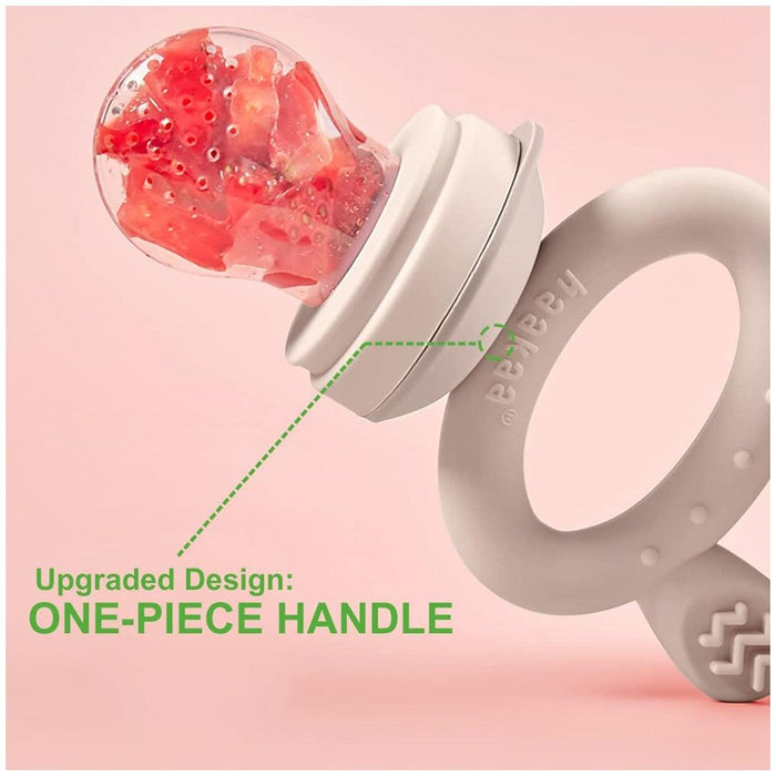 
    Alimentador Infantil de Silicone + Mordedor Haakaa Rosa - Haakaa Babytunes
  