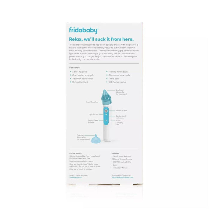 
    Aspirador Nasal Elétrico Fridababy Nosefrida - Fridababy Babytunes
  