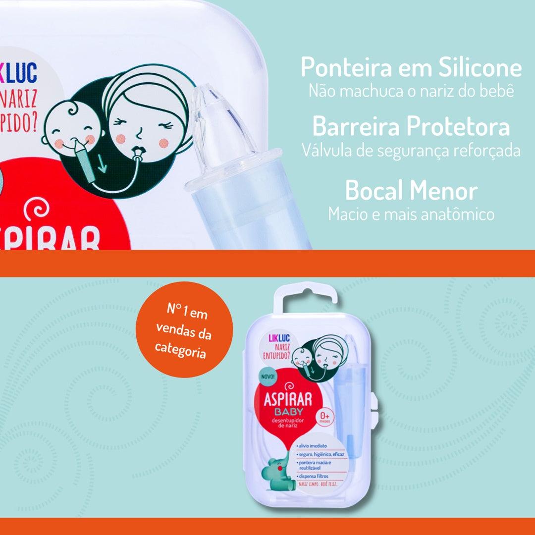 Aspirador Nasal Para Bebês Com Estojo - Aspirar Baby LikLuc - LikLuc Babytunes