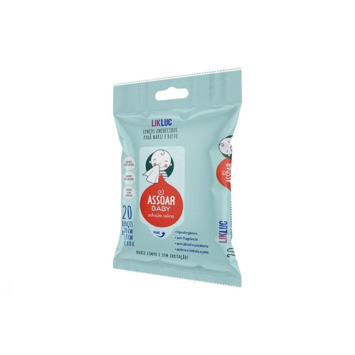 
    Assoar Baby - Lenços Umedecidos Com Solução Salina Para Nariz e Rosto - LikLuc Babytunes
  