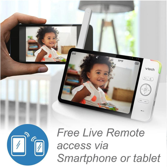 
    Babá Eletrônica VTech RM7764-2HD Smart WiFi 2 Câmeras - vTech Babytunes
  