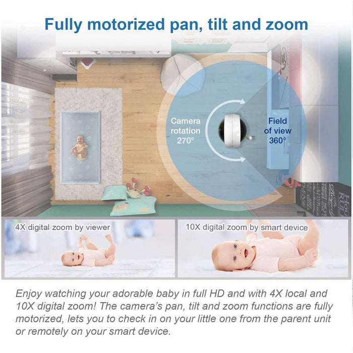 
    Babá Eletrônica VTech RM7764-2HD Smart WiFi 2 Câmeras - vTech Babytunes
  