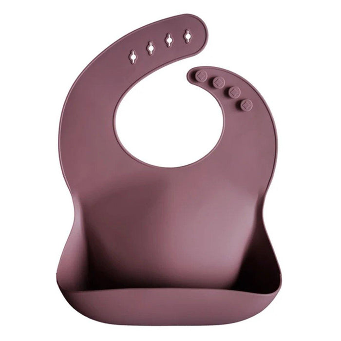 
    Babador De Silicone Infantil Mushie Dusty Rose - Mushie Babytunes
  