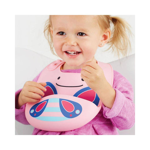 Babador De Silicone Skip Hop Zoo Borboleta - Skip Hop Babytunes