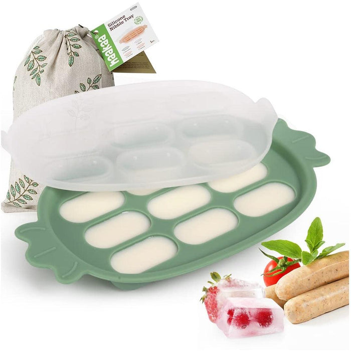 
    Bandeja de Silicone Para Congelar Alimento Infantil Haakaa Verde - Haakaa Babytunes
  
