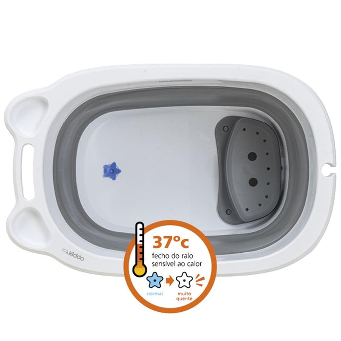 
    Banheira Dobrável Ofurô Oyster Kiddo Cinza - Kiddo Babytunes
  