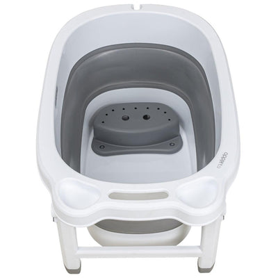 Banheira Dobrável Ofurô Oyster Kiddo Cinza - Assento Dentro Da Banheira