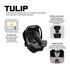 Bebê Conforto Para Carro ABC Design Tulip Asphalt - ABC Design Babytunes