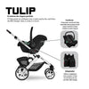 Bebê Conforto Para Carro ABC Design Tulip Black - ABC Design Babytunes