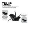 Bebê Conforto Para Carro ABC Design Tulip Black - ABC Design Babytunes