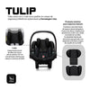 Bebê Conforto Para Carro ABC Design Tulip Black - ABC Design Babytunes