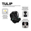Bebê Conforto Para Carro ABC Design Tulip Black - ABC Design Babytunes